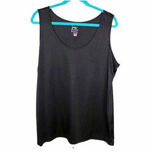 Awesome JMS Active Black Scoop Neck Sleeveless Athletic Tank Size 2X EUC